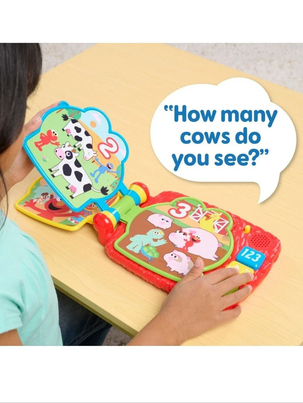 Sesame Street Elmo Goes To The Farm Learn Book